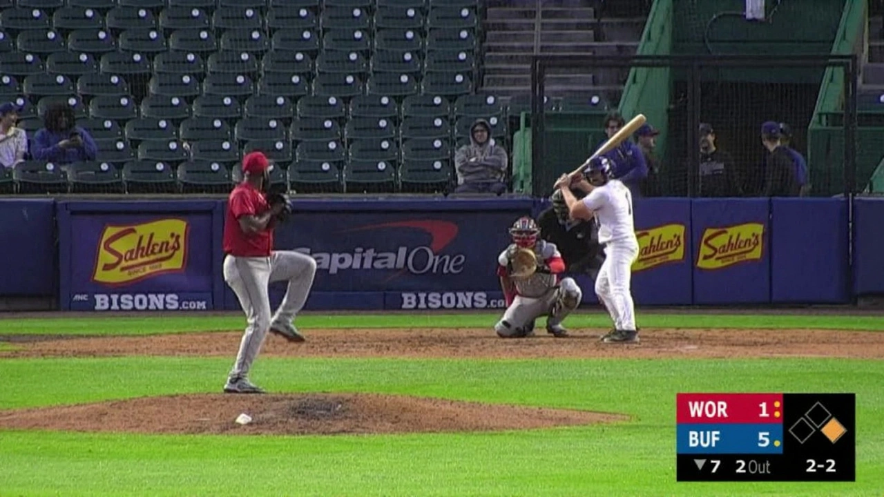 Davis Schneider’s Two-Run Homer Powers Bisons Past Red Sox in 8-4 Win